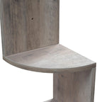 Eckbrett - Wandregal mit 5 Level - Grau