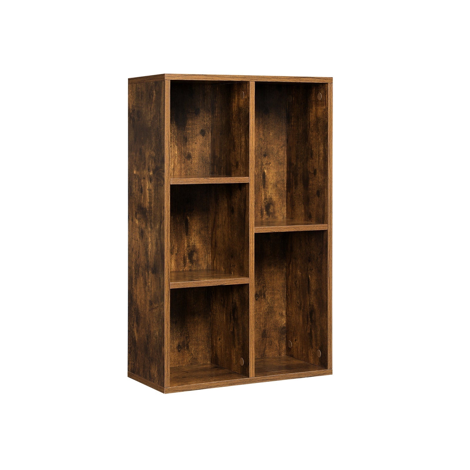 Bücherregal - Standing Bookshelf - 5 Fächer - Wohnzimmerschrank - Brown