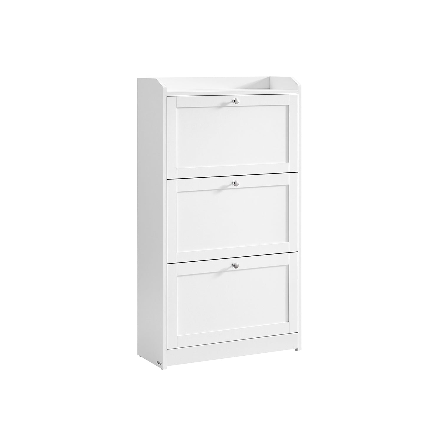 Schuhschrank mit 3 Ventilen für maximal 18 Paar Schuhe, Wolkwit