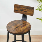 Barhocker - 2 - Industriedesign - Vintage Brown / Schwarz