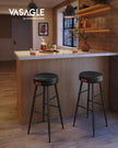 Ekho collection - Bar stool - Set of 2 - Basic Black
