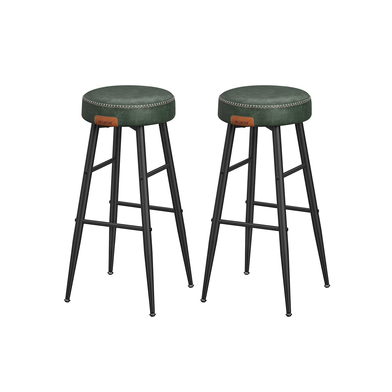 Ekho collection - Bar stool - Set of 2 - Basic Black