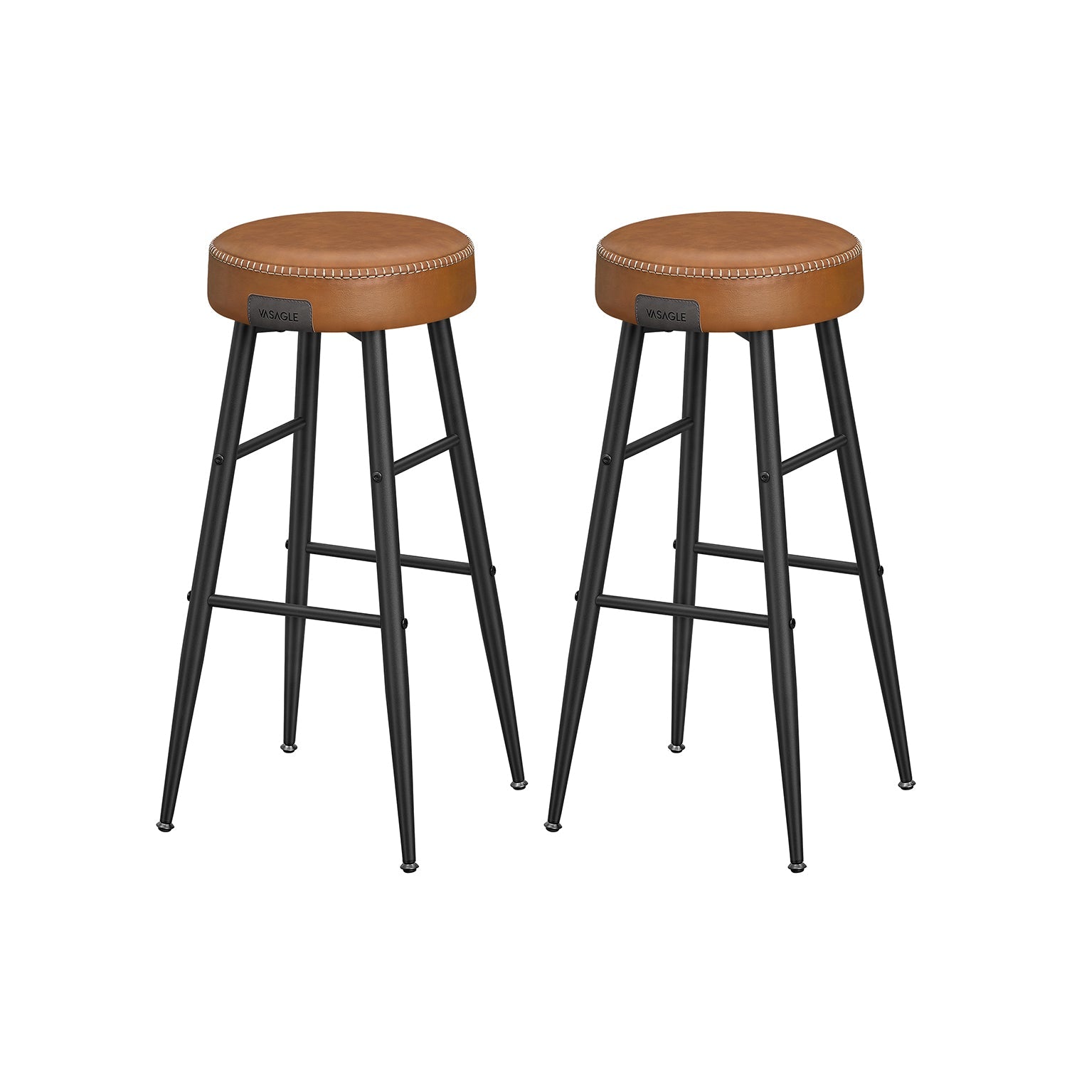 Ekho collection - Bar stool - Set of 2 - Basic Black