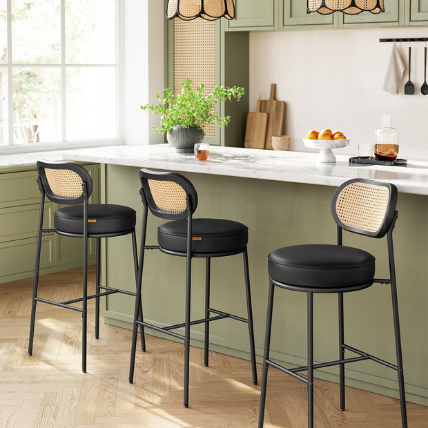 Barhocker Set von 2 - Hochhocker - Bent Back ausgewählt - Frühstücksbar