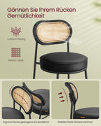 Barhocker Set von 2 - Hochhocker - Bent Back ausgewählt - Frühstücksbar