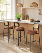 Barhocker Set von 2 - Hochhocker - Bent Back ausgewählt - Frühstücksbar