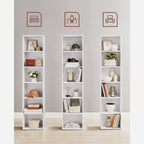 Bücherregal - Wohnzimmerschrank - Schlafzimmerschrank - Lagerschrank - Weiß