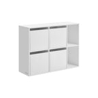 Bücherregal mit 6 Fächern 27 x 83 x 61,6 cm Schneewittchen