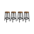 Barhocker - 4 - Industriedesign - Brown / Schwarz