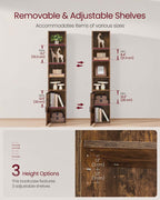 CustOS -Sammelbehörde mit 6 Ebenen Vintage Brown