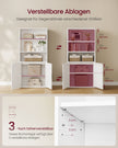 Boekenkast - Staand met Meerdere Ebenen - Wolkwit - 24 x 60 x 145,9 cm