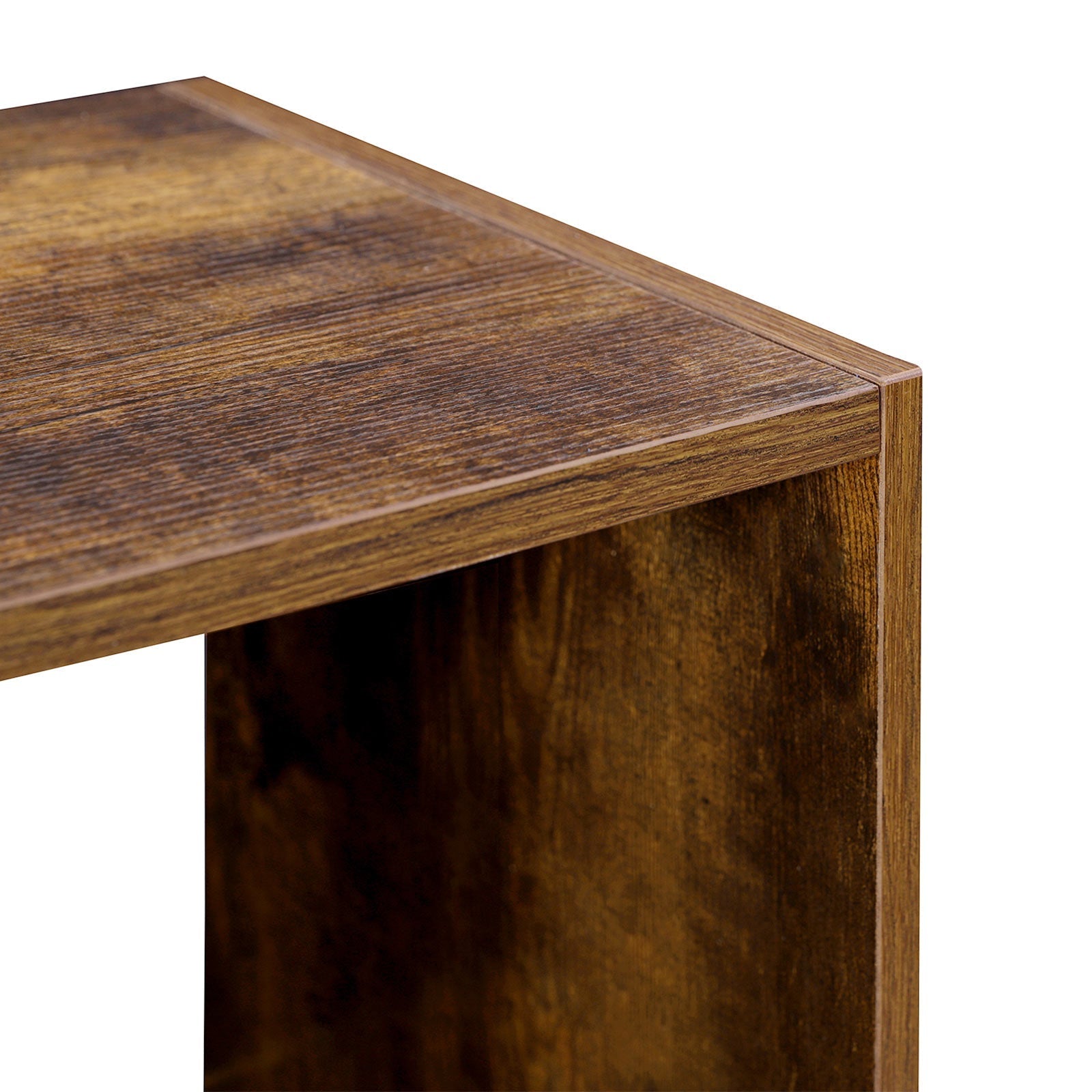 Bücherregal - Kubus Board - Lagerschrank mit offenen Fächern - Vintage Brown