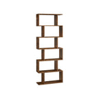 Bücherregal - 6 Level - dekorativ - weiß