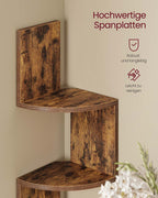 Hoekplank – LED-Verlichting – Veelzijdige Wandplank – Woonkamer of Slaapkamer