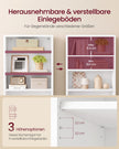 Boekenkast – 6 Planken – Verstelbaar – Met Anti-kantelset – 75 x 24 x 168 cm – Wolkwit