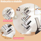 Bücherregal - 9 Levels in Baumform, Raumspeicher -Eckbrett