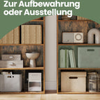 6-layer-Bücherregal im skandinavischen Stil, stehendes Regal für Wohnzimmer