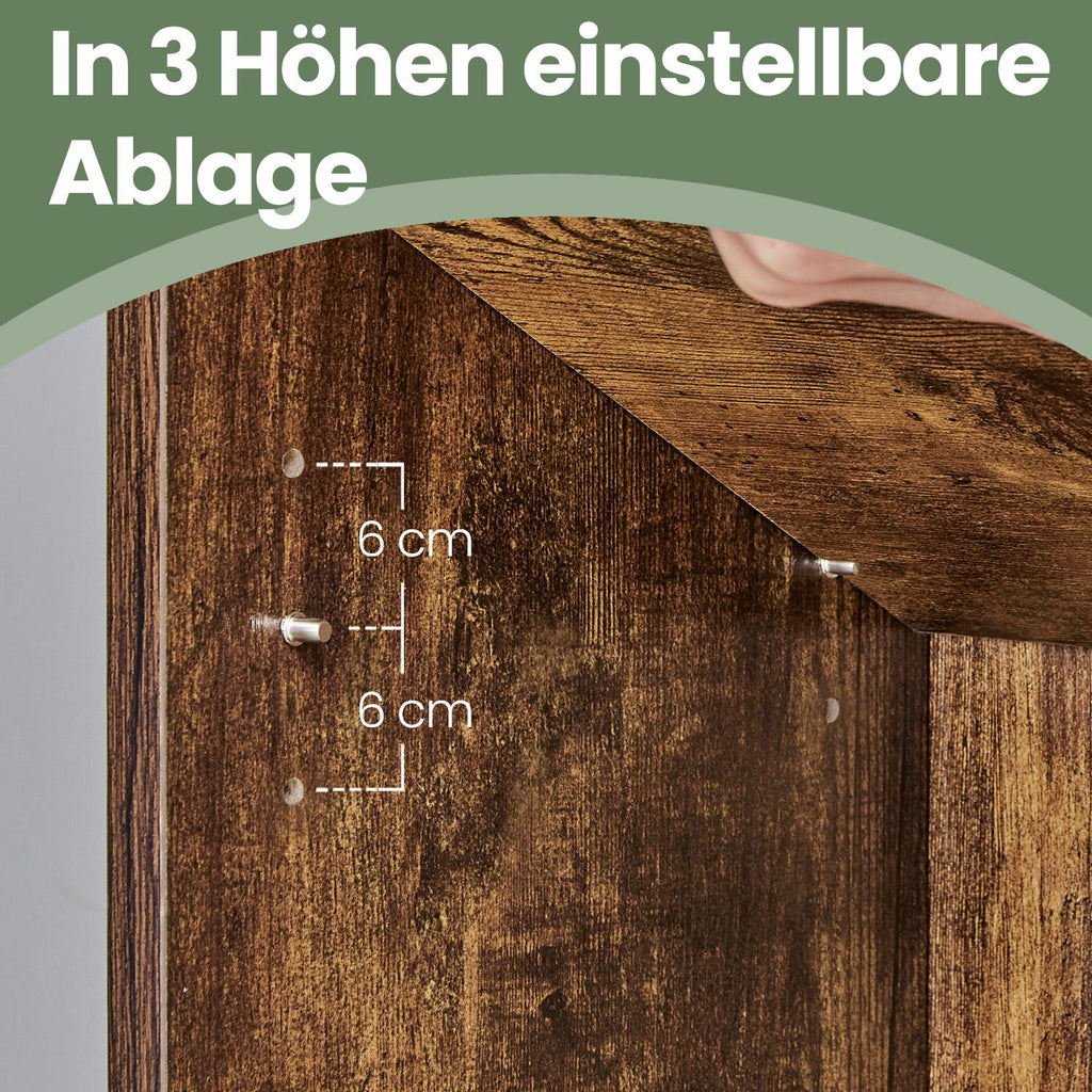 6-layer-Bücherregal im skandinavischen Stil, stehendes Regal für Wohnzimmer