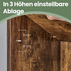 6-layer-Bücherregal im skandinavischen Stil, stehendes Regal für Wohnzimmer