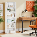 6-layer-Bücherregal im skandinavischen Stil, stehendes Regal für Wohnzimmer