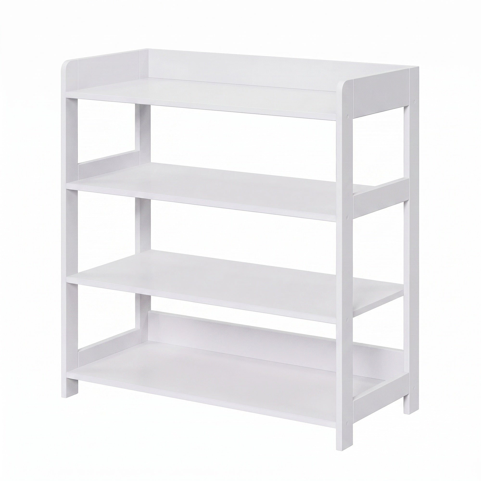 Schoenenbank - Met Zitkussen en Opbergruimte - Wit - 63 x 30 x 66 cm