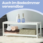 2-layer Schuh Rack Bambusschuhschuhschuh Organisator