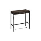 Stabentisch mit Ladestation und Schublade 40 x 99,8 x 104,6 cm