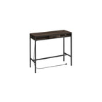 Balkentisch mit Schublade 40 x 120 x 104,6 cm Aschebraun