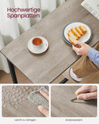 Bartafelset - mit Barhockern - Greige Spotted und Tinte Schwarz