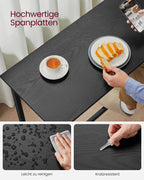Bartafelset - mit Barhocker - Vintage Brown und Tinte schwarz