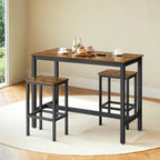 Bartafel - Industrial Look - mit 2 Barhockern