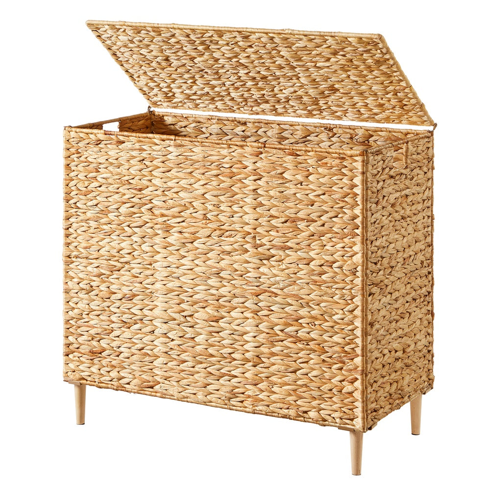 Wasmand - Met Meerdere Vakken en Deksel - Naturel - 76 x 40 x 70 cm