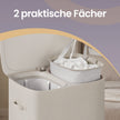 Wassorteerder met Deksel - 2 Vakken - 160 Liter - Cappuccinobeige