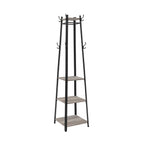 Coat Rack - Industrial Design - mit 3 Regalen - Vintage -Stil