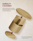 Salontafel - Rond - Naturelbruin - 80 cm d, 45 cm H