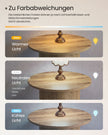 Salontafel - Rond - Naturelbruin - 80 cm d, 45 cm H