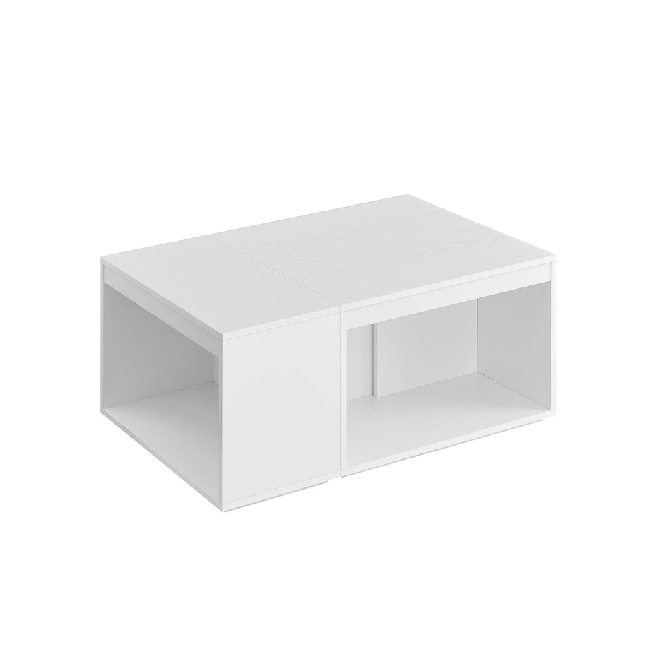 Couchtisch Set von 3 mit Stauraum in Ebenholz schwarz