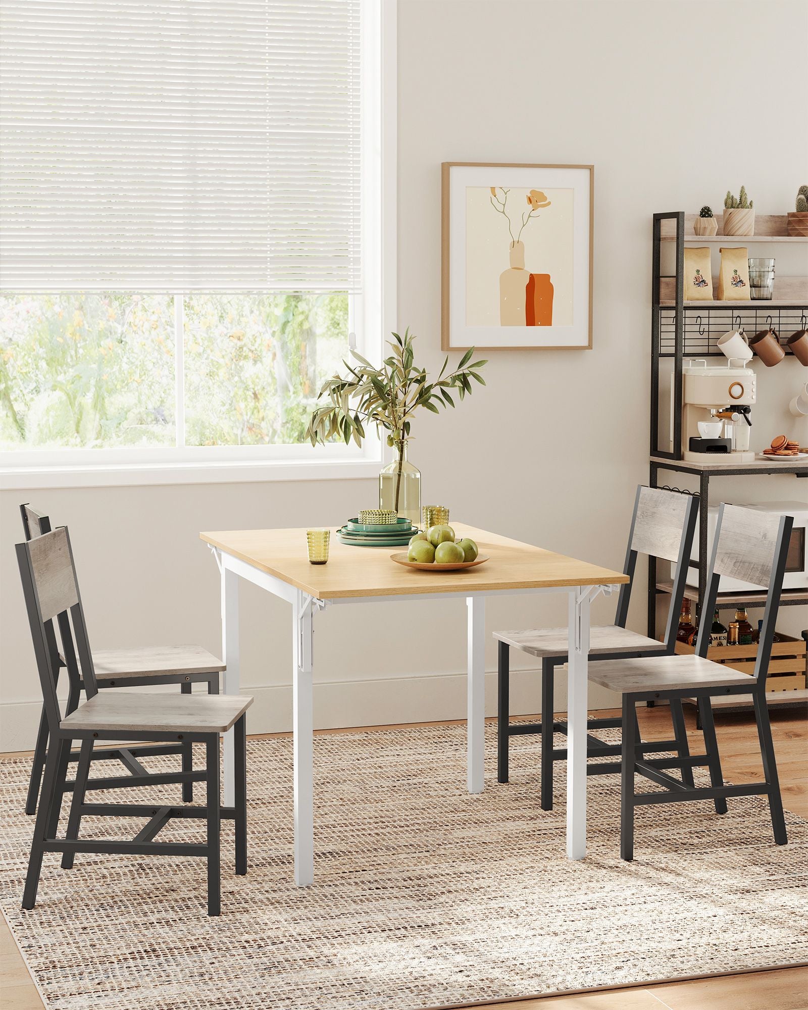 Esszimmerstühle Set von 2 Grayy gemischtem Matt Grey