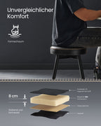 Speisesaalstühle - 2 - Ekho -Kollektion - Tinte -Black