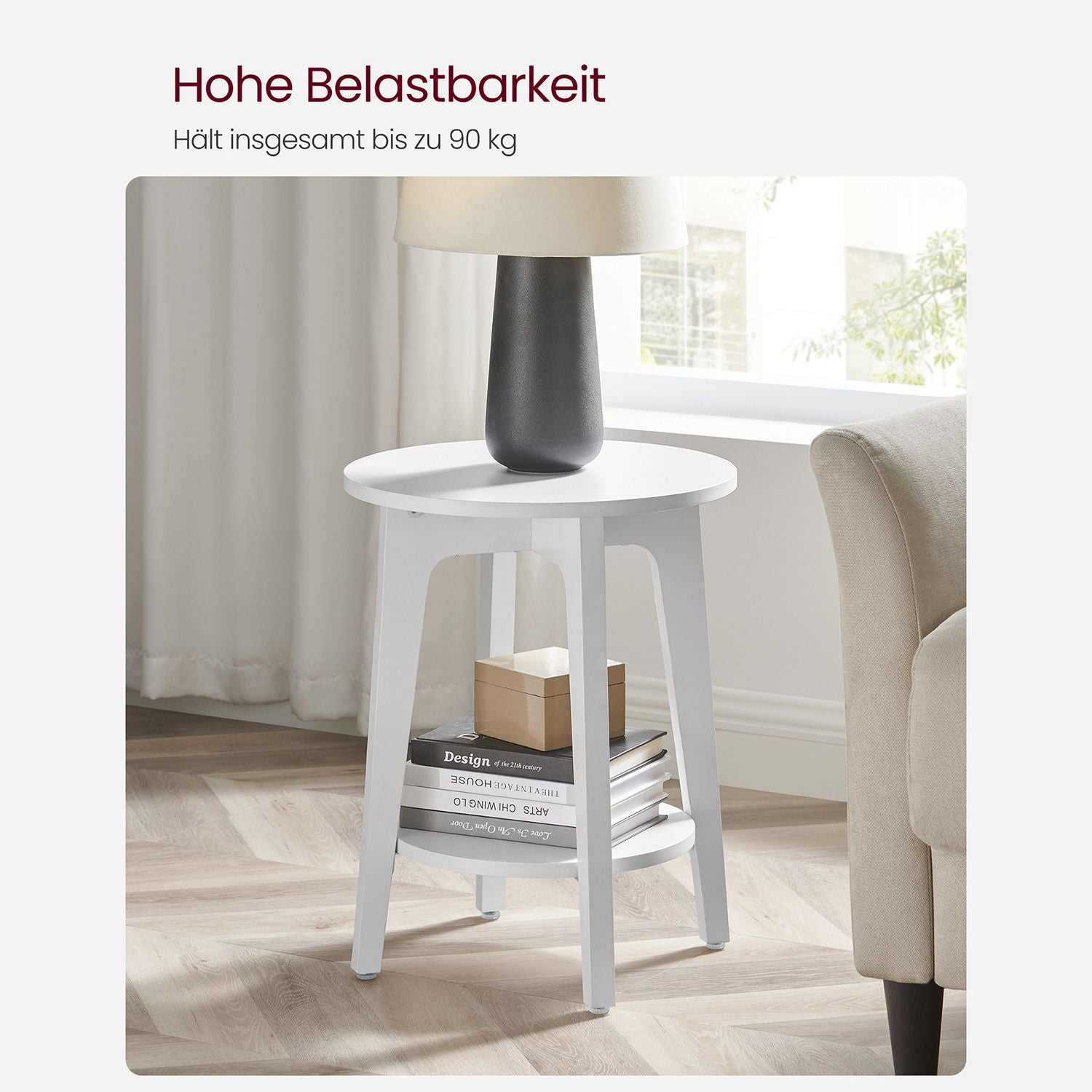 Seitentisch - mit Planke
