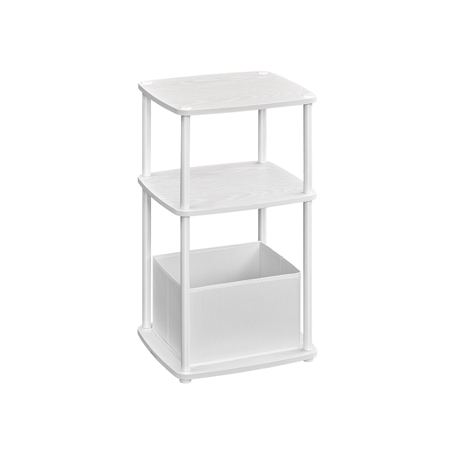 Seitentisch mit 3 Regalen - 30 x 34 x 58 cm, Schneewittchen