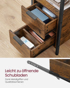 Nachttisch mit Schublade - Moderner Beistelltisch für Schlafzimmer oder Wohnzimmer (3)