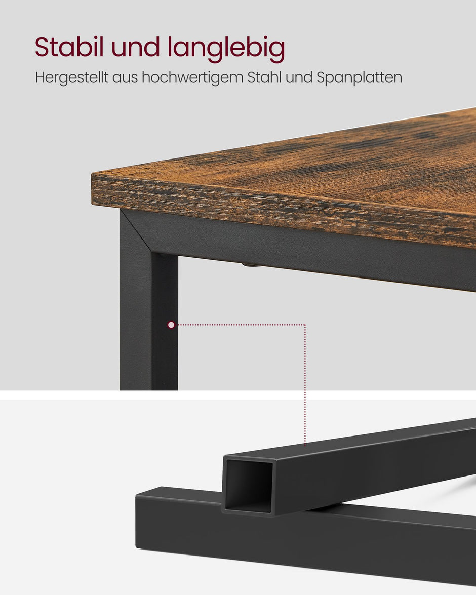 Nachttisch mit Schublade - Moderner Beistelltisch für Schlafzimmer oder Wohnzimmer (3)