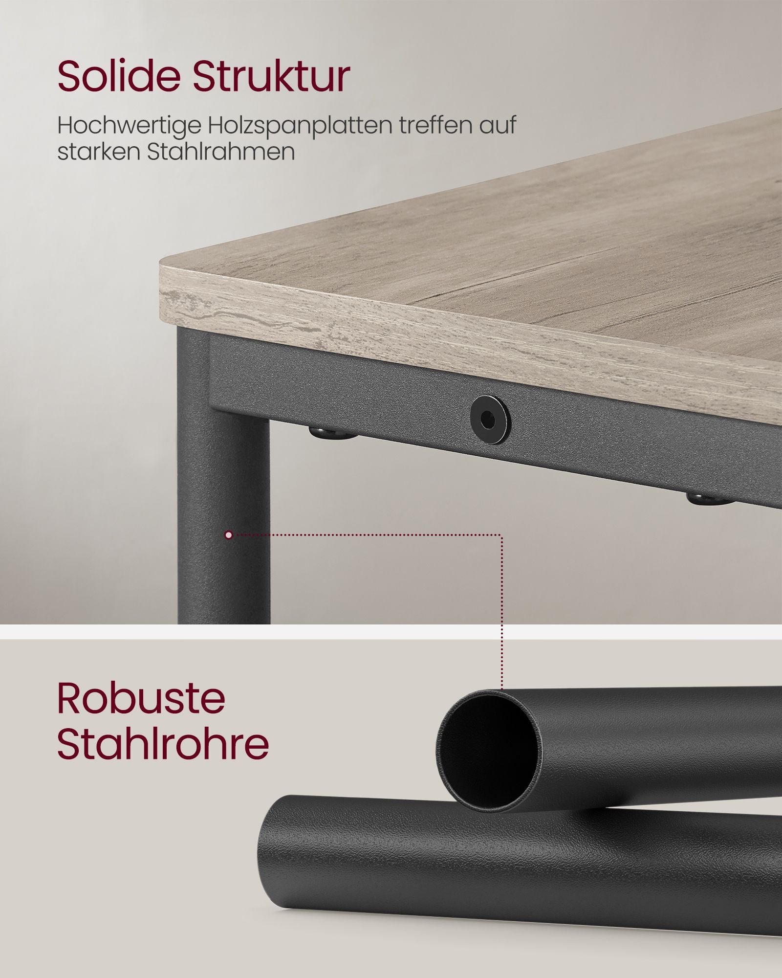 Beizertisch-3 Regale-Narrow-Brege Spotted-Ink Black Schwarz