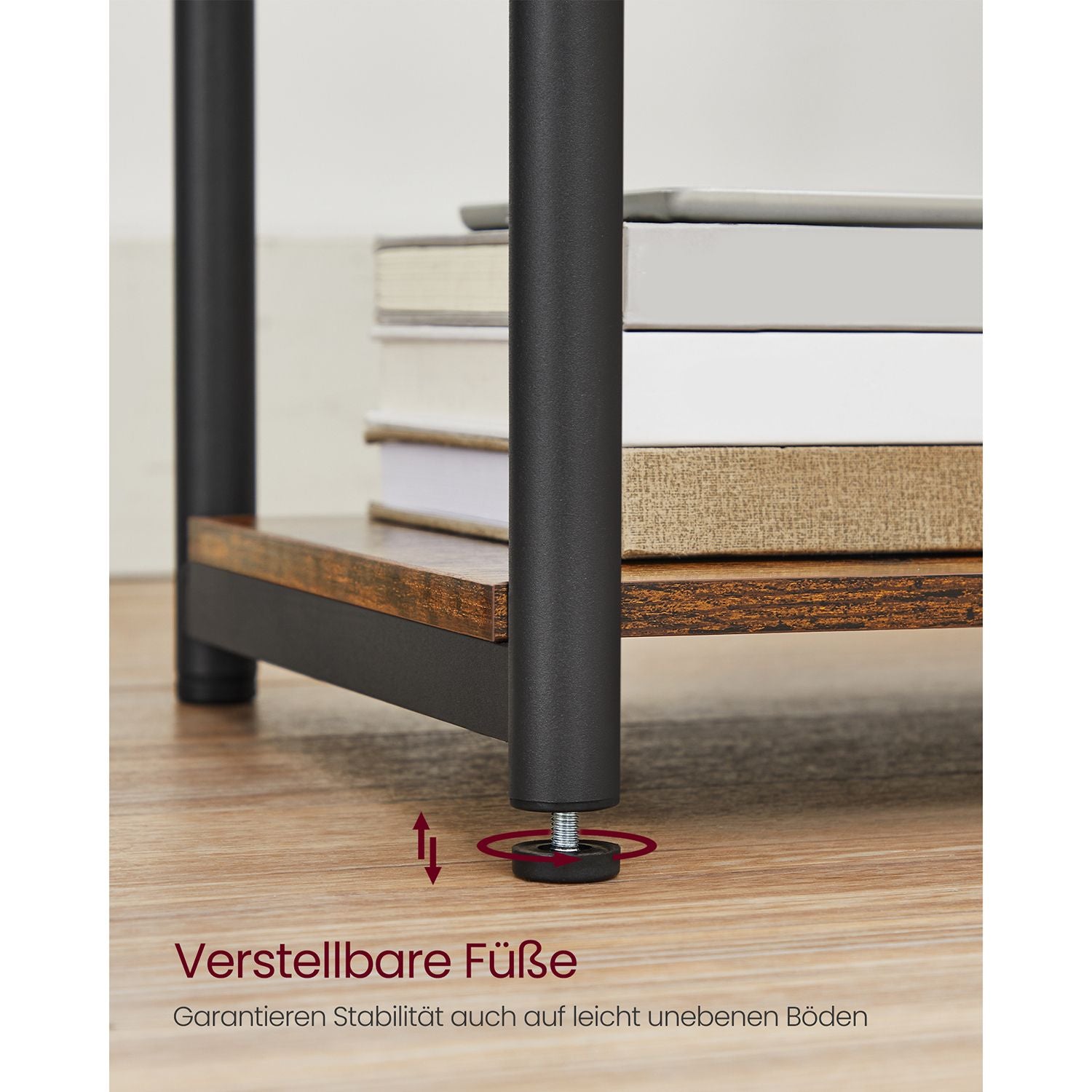 Nachttisch mit Steckdose