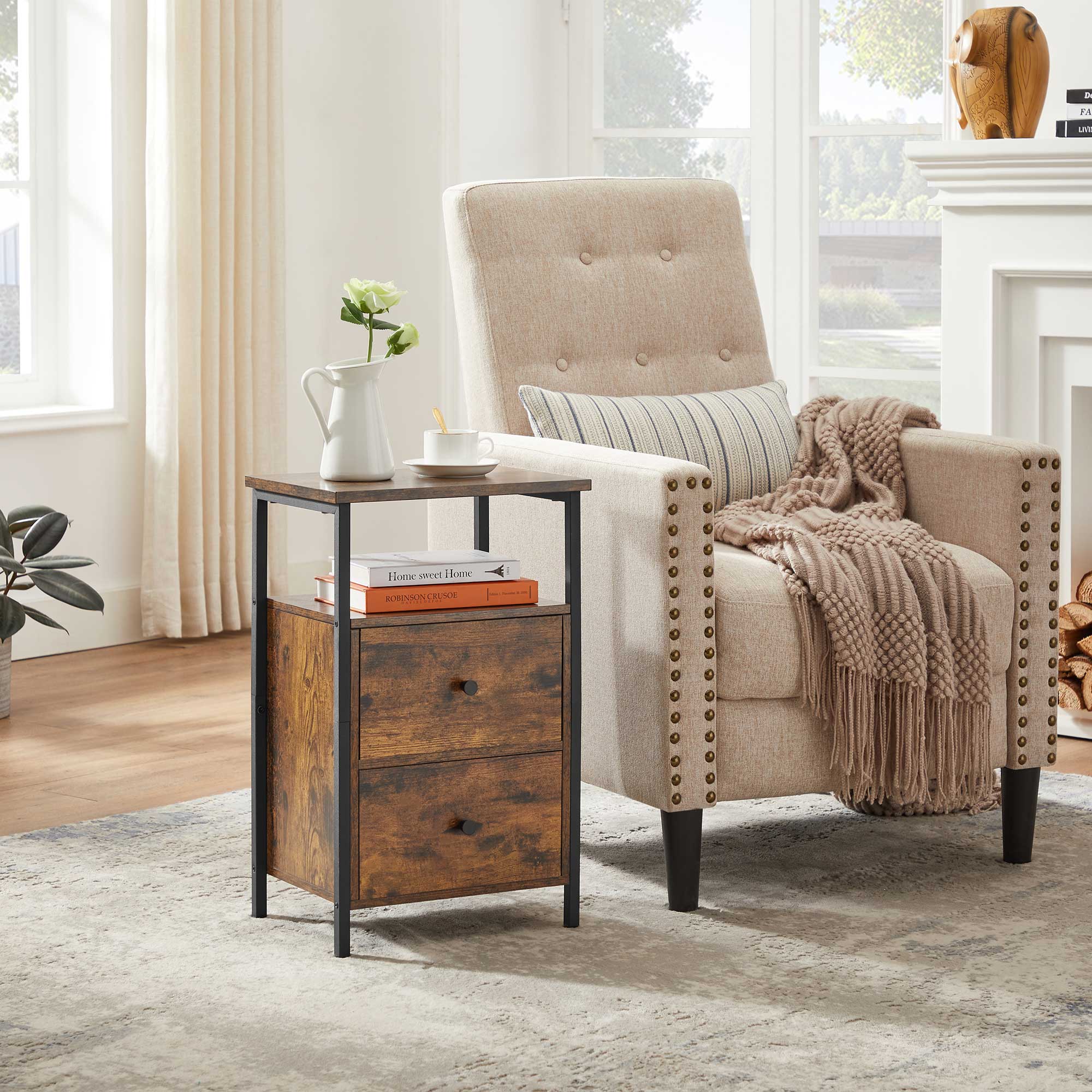 Nachttisch - 2 Schubladen