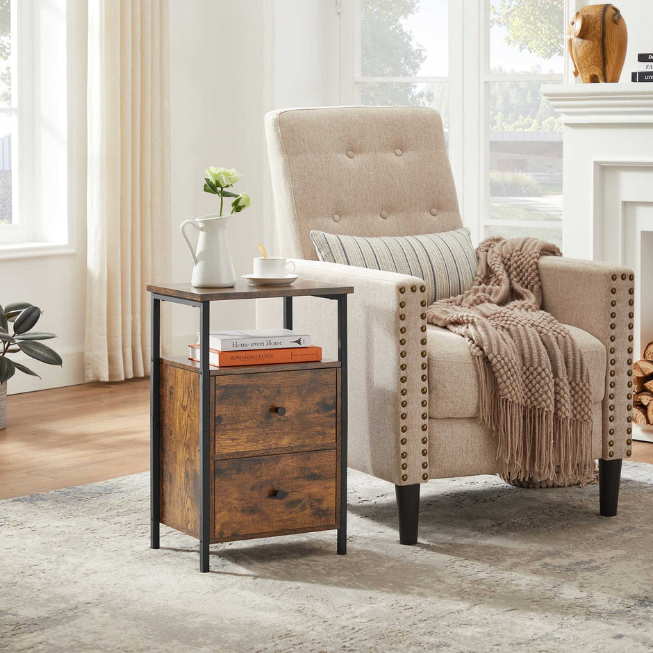 Nachttisch - 2 Schubladen