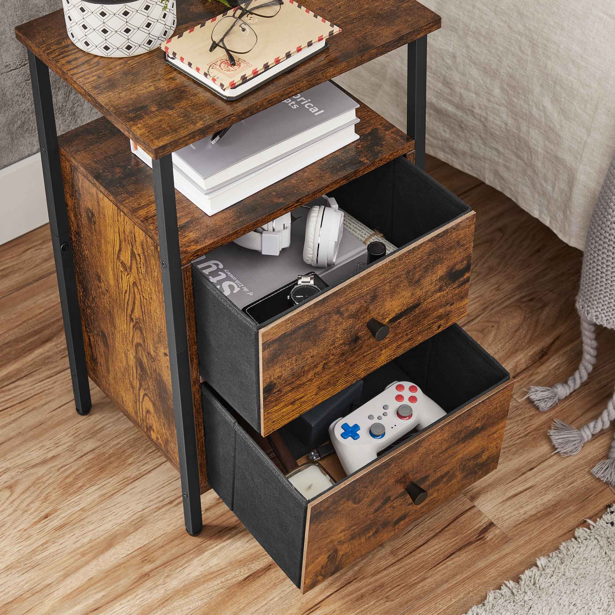 Nachttisch - 2 Schubladen