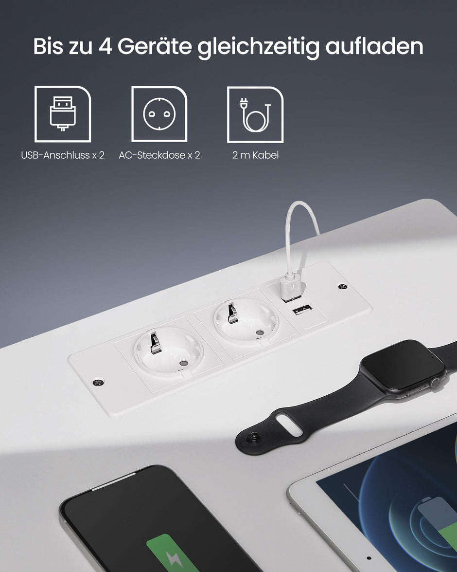 Nachttisch mit LED -Beleuchtung moderner Wolkwit