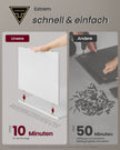 Nachttisch -Set von 2 mit Ladefunktion und Schublade Matt White